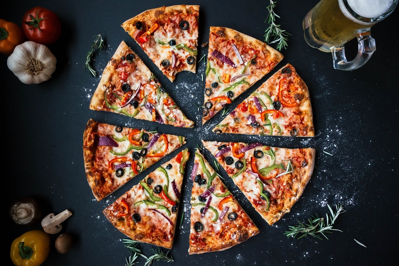 Frozen halal personal pizza golden crispy crust bubbling cheese from the air fryer better than oven in 8 minutes